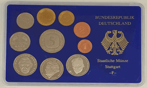 Bundersrepublik Deutschland Coin Set - Germany - F as per photo