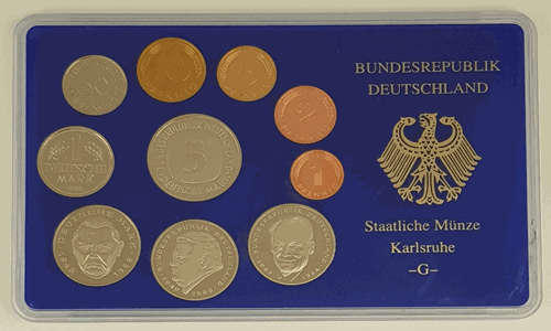 Bundersrepublik Deutschland Coin Set - Germany - G as per photo
