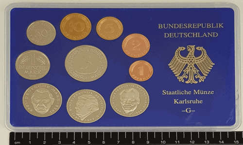 Bundersrepublik Deutschland Coin Set - Germany - G as per photo