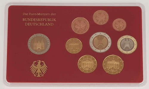 2006 German Coin Set Euro Munzen Bundesrepublik Deutschland as per photo