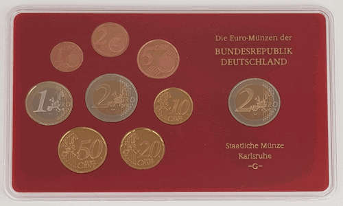 2006 German Coin Set Euro Munzen Bundesrepublik Deutschland as per photo