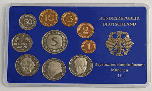 Bundersrepublik Deutschland Coin Set - Germany - D as per photo