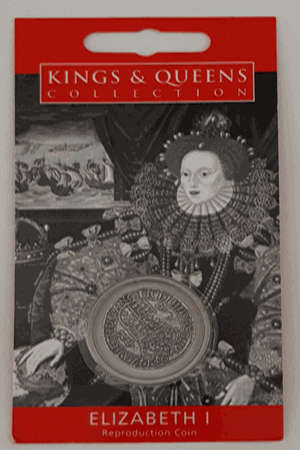Elizabeth I Reproduction Coin as per photo