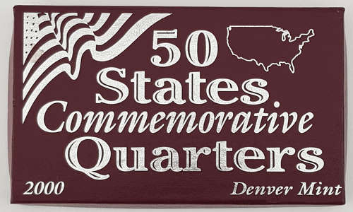 2000 USA 50 States Commemorative Quarters Denver Mint as per photo