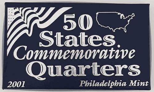 2001 USA 50 States Commemorative Quarters Philadelphia Mint as per photo
