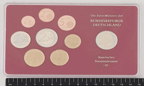 2007 German Coin Set Euro Munzen Bundesrepublik Deutschland  as per photo