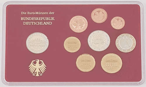 2007 German Coin Set Euro Munzen Bundesrepublik Deutschland  as per photo
