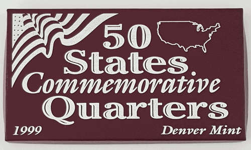 1999 USA 50 States Commemorative Quarters Denver Mint as per photo