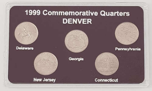 1999 USA 50 States Commemorative Quarters Denver Mint as per photo