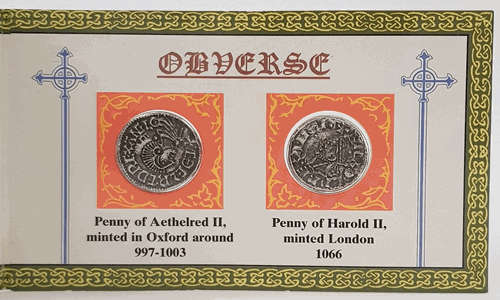 British History Reproduction Coins - Saxon Coins as per photo