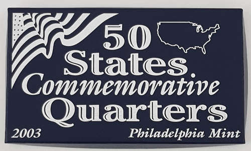 2003 USA 50 States Commemorative Quarters Philadelphia Mint as per photo