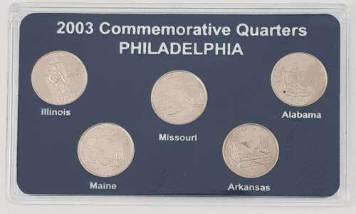 2003 USA 50 States Commemorative Quarters Philadelphia Mint as per photo