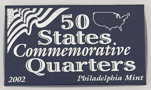 2002 USA 50 States Commemorative Quarters Philadelphia Mint as per photo