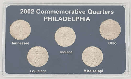 2002 USA 50 States Commemorative Quarters Philadelphia Mint as per photo