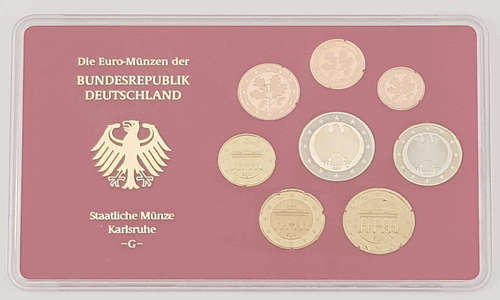 2004 German Coin Set Euro Munzen Bundesrepublik Deutschland as per photo