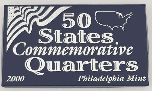 2000 USA 50 States Commemorative Quarters Philadelphia Mint as per photo