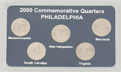 2000 USA 50 States Commemorative Quarters Philadelphia Mint as per photo