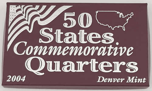 2004 USA 50 States Commemorative Quarters Denver Mint as per photo