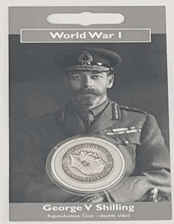 WWI George V Shilling - Reproduction as per photo