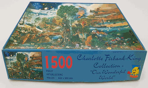 1500 Piece Charlotte Firbank-King - Our Wonderful World Puzzle - complete - as per photo