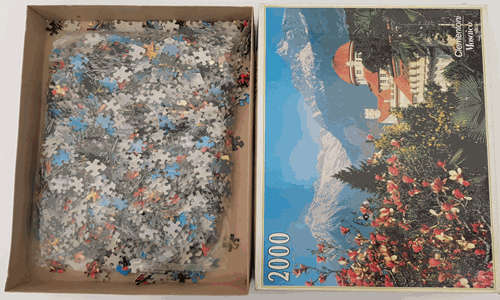 2000 Piece Clementoni Mozaico Puzzle as per photo
