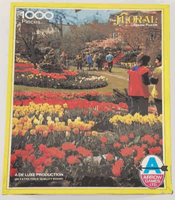 1000 Piece Arrow Games Floral Puzzle as per photo