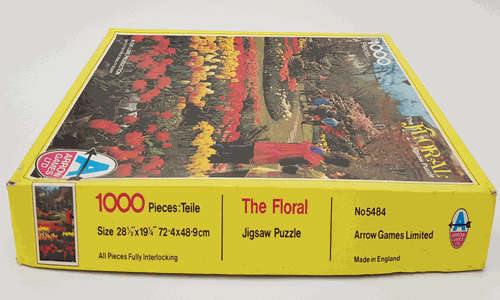 1000 Piece Arrow Games Floral Puzzle as per photo
