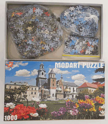 1000 Piece Modart Cracow Puzzle as per photo