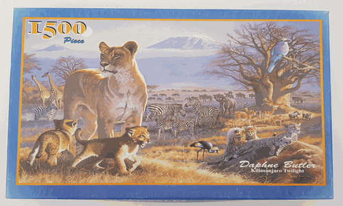 1500 Piece Kilimanjaro Twilight Puzzle as per photo