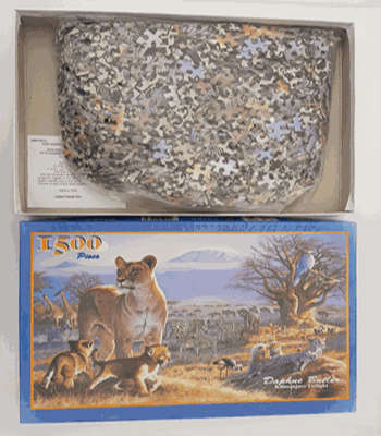 1500 Piece Kilimanjaro Twilight Puzzle as per photo