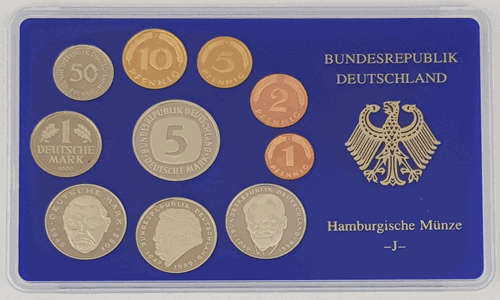 2000 Bundersrepublik Deutschland Coin Set - Germany - J as per photo