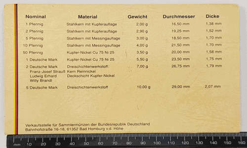 2000 Bundersrepublik Deutschland Coin Set - Germany - D as per photo