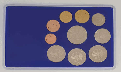 2001 Bundersrepublik Deutschland Coin Set - Germany - J as per photo