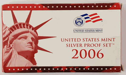 2006 United States Mint Silver Proof Set 90% Silver as per photo