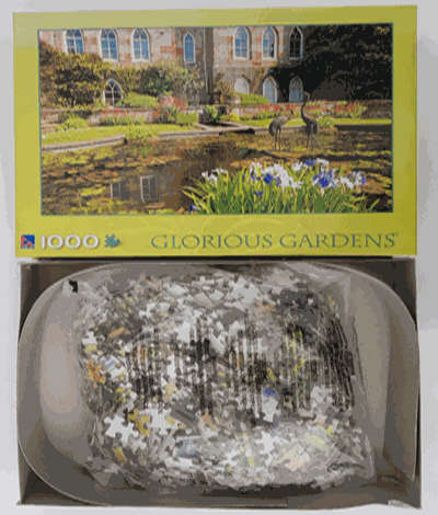 1000 Piece Glorious Gardens Jigsaw Puzzle as per photo