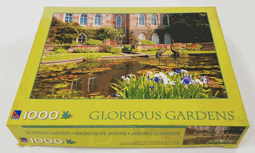 1000 Piece Glorious Gardens Jigsaw Puzzle as per photo