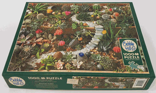 1000 Piece Succulent Garden Jigsaw Puzzle as per photo