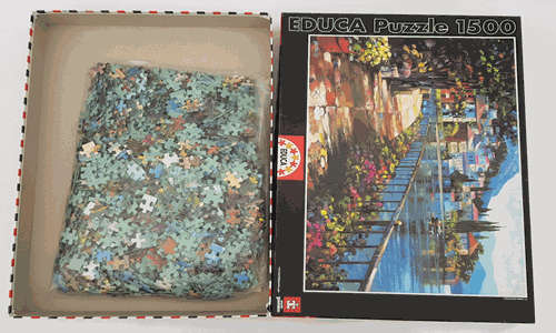 1500 Piece Sunlit Stroll Jigsaw Puzzle as per photo