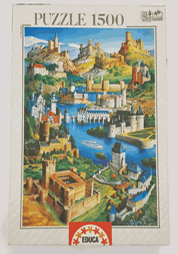 1500 Piece Castles of Europe Jigsaw puzzle as per photo