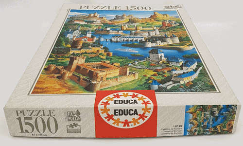 1500 Piece Castles of Europe Jigsaw puzzle as per photo
