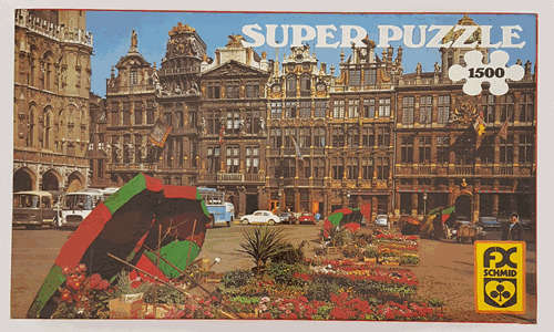1500 Piece Brussel-Grande Place Jigsaw Puzzle as per photo