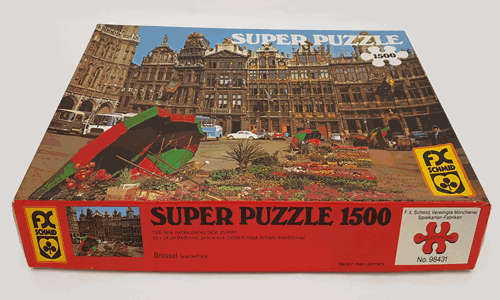 1500 Piece Brussel-Grande Place Jigsaw Puzzle as per photo