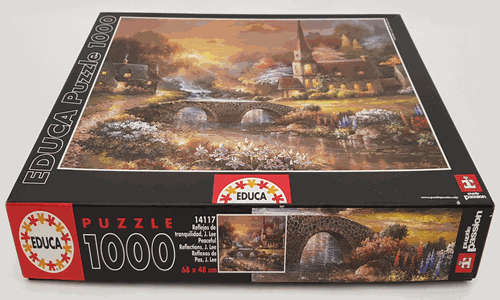 1000 Piece Peaceful Reflections Jigsaw Puzzle as per photo