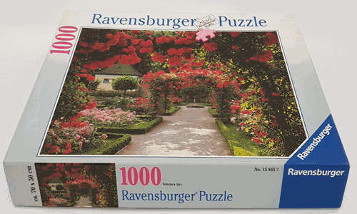1000 Piece Rosengarten Jigsaw Puzzle as per photo