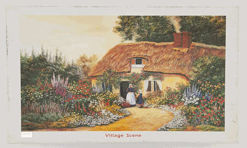 1000 Piece Village Scene Jigsaw Puzzle as per photo
