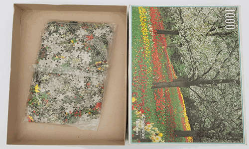 1000 Piece Clementoni Spring Jigsaw Puzzle as per photo