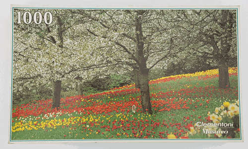 1000 Piece Clementoni Spring Jigsaw Puzzle as per photo