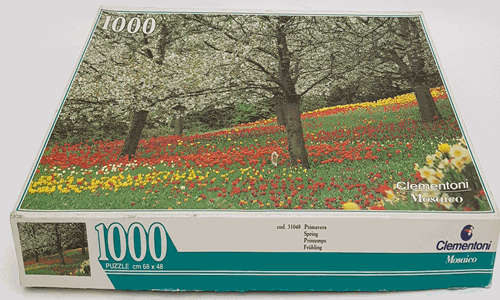 1000 Piece Clementoni Spring Jigsaw Puzzle as per photo