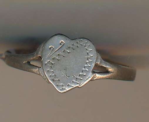 Silver ring as per scan