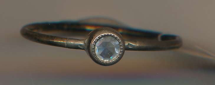 Silver ring as per scan